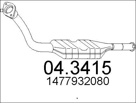 MTS 04.3415 - Catalyseur cwaw.fr