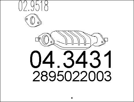 MTS 04.3431 - Catalyseur cwaw.fr