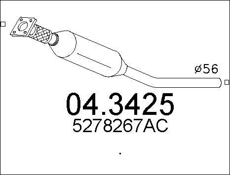 MTS 04.3425 - Catalyseur cwaw.fr