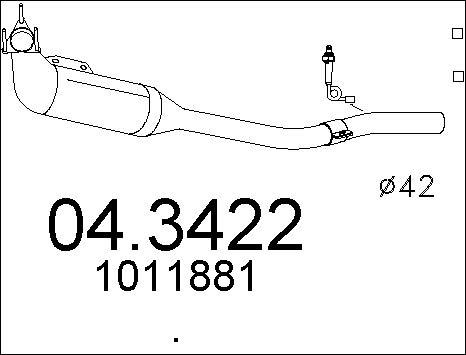 MTS 04.3422 - Catalyseur cwaw.fr