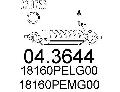 MTS 04.3644 - Catalyseur cwaw.fr