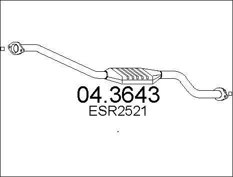 MTS 04.3643 - Catalyseur cwaw.fr