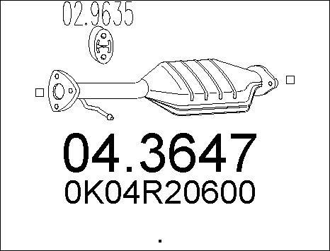 MTS 04.3647 - Catalyseur cwaw.fr