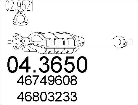 MTS 04.3650 - Catalyseur cwaw.fr