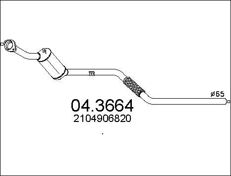 MTS 04.3664 - Catalyseur cwaw.fr