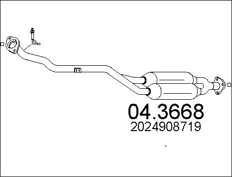 MTS 04.3668 - Catalyseur cwaw.fr