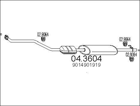 MTS 04.3604 - Catalyseur cwaw.fr