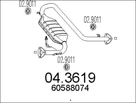 MTS 04.3619 - Catalyseur cwaw.fr