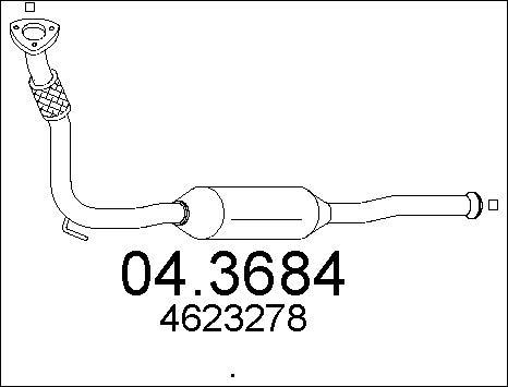 MTS 04.3684 - Catalyseur cwaw.fr