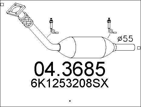 MTS 04.3685 - Catalyseur cwaw.fr