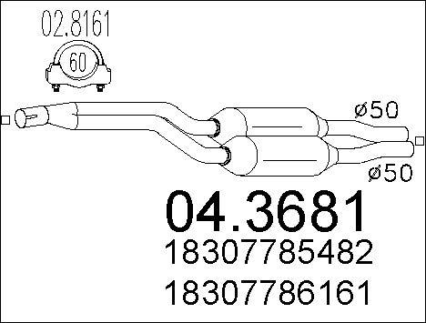 MTS 04.3681 - Catalyseur cwaw.fr