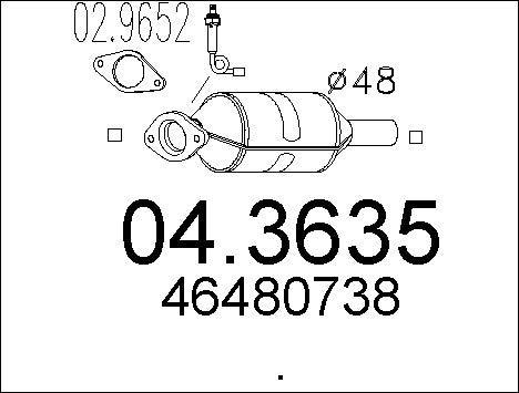 MTS 04.3635 - Catalyseur cwaw.fr