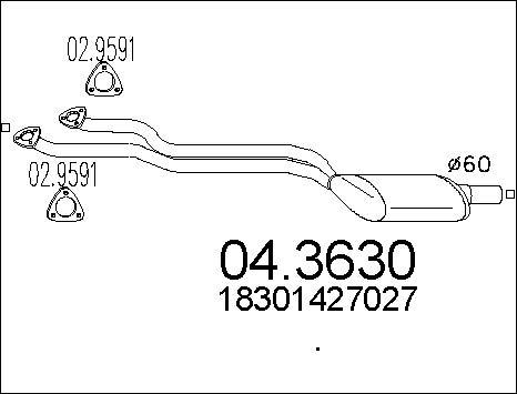 MTS 04.3630 - Catalyseur cwaw.fr