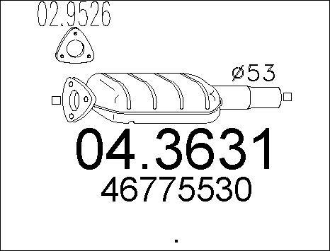 MTS 04.3631 - Catalyseur cwaw.fr