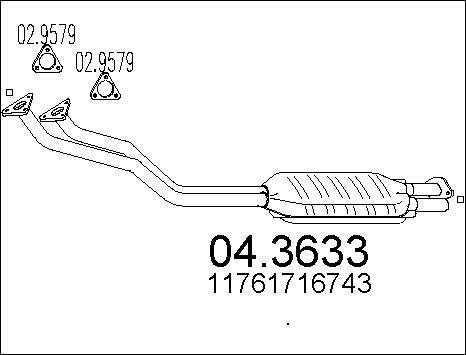 MTS 04.3633 - Catalyseur cwaw.fr