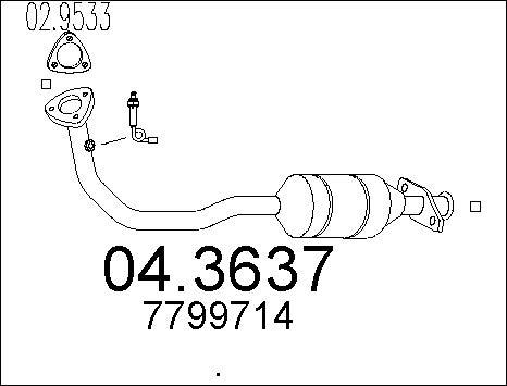 MTS 04.3637 - Catalyseur cwaw.fr