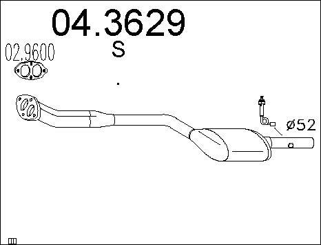 MTS 04.3629 - Catalyseur cwaw.fr