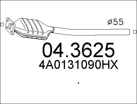 MTS 04.3625 - Catalyseur cwaw.fr