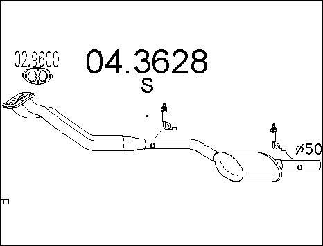 MTS 04.3628 - Catalyseur cwaw.fr