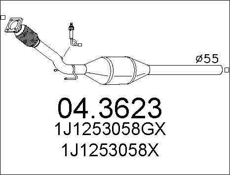 MTS 04.3623 - Catalyseur cwaw.fr