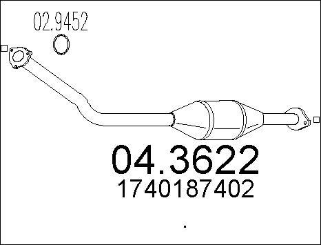 MTS 04.3622 - Catalyseur cwaw.fr