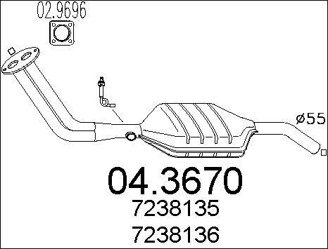 MTS 04.3670 - Catalyseur cwaw.fr