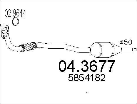 MTS 04.3677 - Catalyseur cwaw.fr