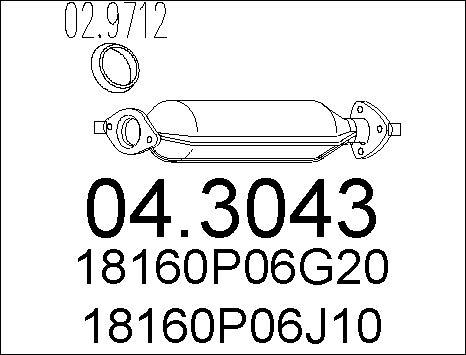 MTS 04.3043 - Catalyseur cwaw.fr