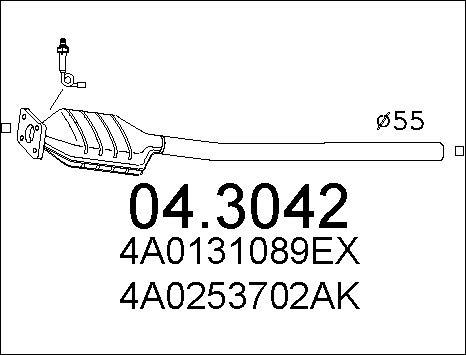 MTS 04.3042 - Catalyseur cwaw.fr