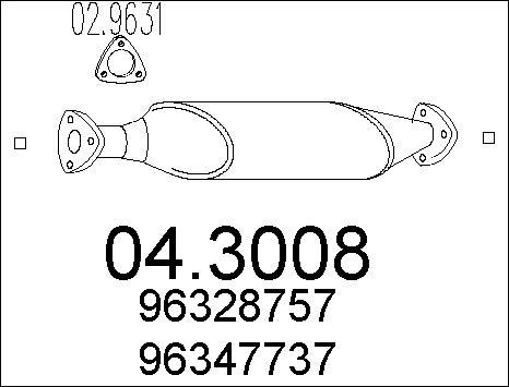 MTS 04.3008 - Catalyseur cwaw.fr