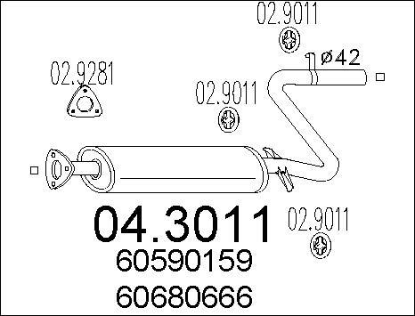 MTS 04.3011 - Catalyseur cwaw.fr