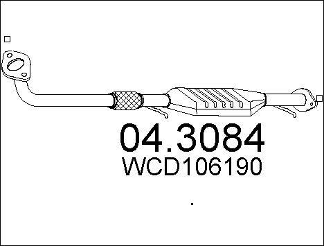 MTS 04.3084 - Catalyseur cwaw.fr