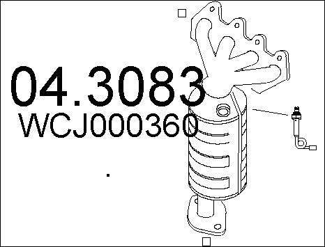 MTS 04.3083 - Catalyseur cwaw.fr