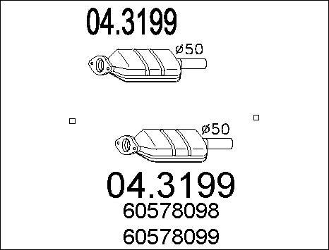 MTS 04.3199 - Catalyseur cwaw.fr