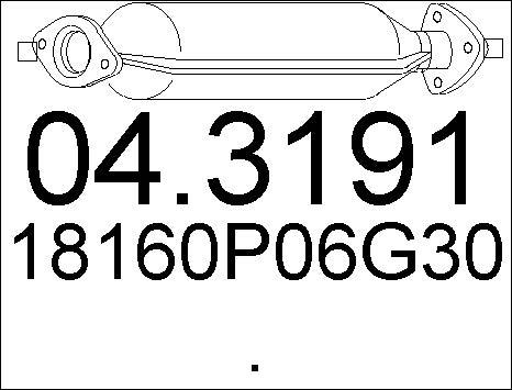 MTS 04.3191 - Catalyseur cwaw.fr