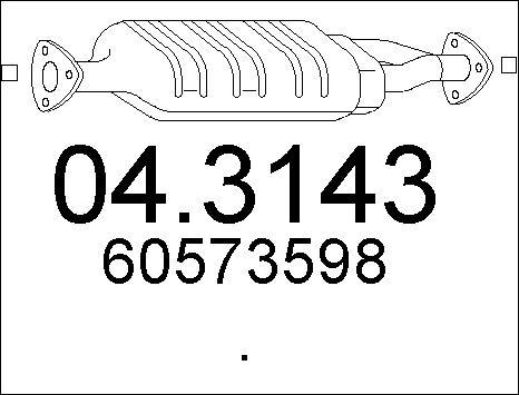 MTS 04.3143 - Catalyseur cwaw.fr