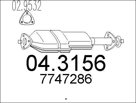 MTS 04.3156 - Catalyseur cwaw.fr