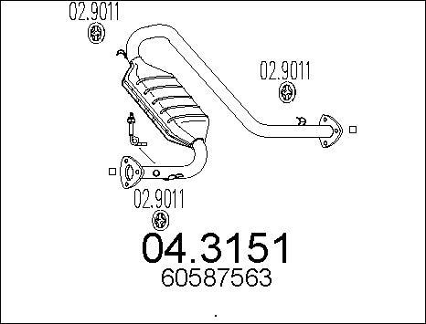 MTS 04.3151 - Catalyseur cwaw.fr