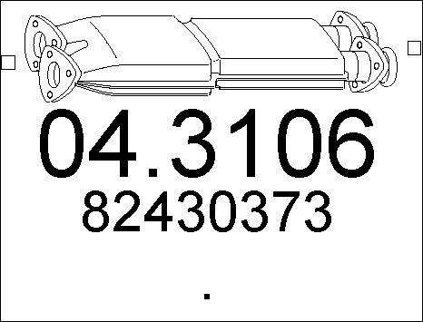 MTS 04.3106 - Catalyseur cwaw.fr