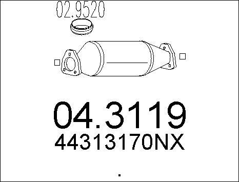 MTS 04.3119 - Catalyseur cwaw.fr