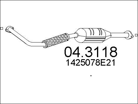 MTS 04.3118 - Catalyseur cwaw.fr