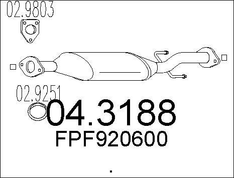 MTS 04.3188 - Catalyseur cwaw.fr