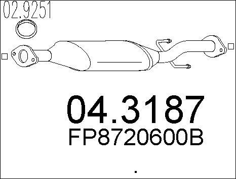 MTS 04.3187 - Catalyseur cwaw.fr