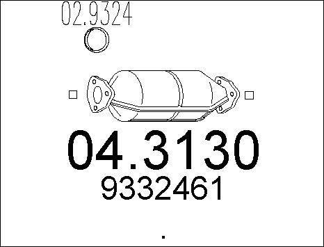 MTS 04.3130 - Catalyseur cwaw.fr