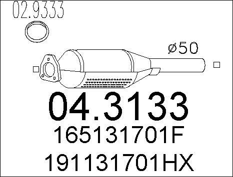 MTS 04.3133 - Catalyseur cwaw.fr