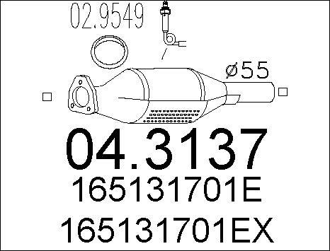 MTS 04.3137 - Catalyseur cwaw.fr