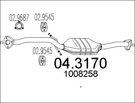 MTS 04.3170 - Catalyseur cwaw.fr