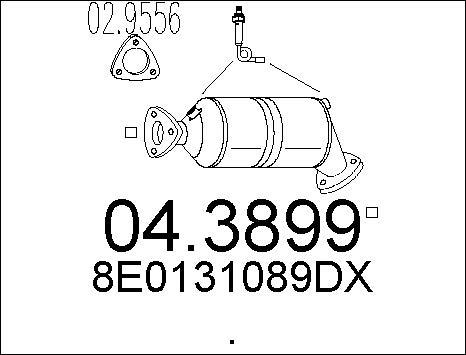 MTS 04.3899 - Catalyseur cwaw.fr