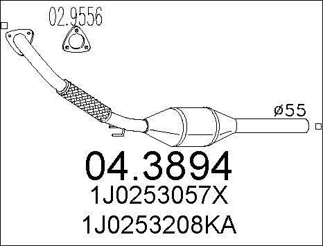 MTS 04.3894 - Catalyseur cwaw.fr