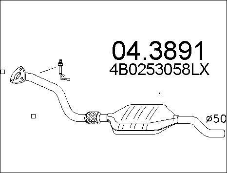 MTS 04.3891 - Catalyseur cwaw.fr